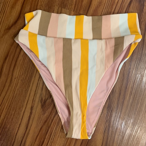 Aerie High Cut Cheeky Bimini BOTTOM - Picture 1 of 2